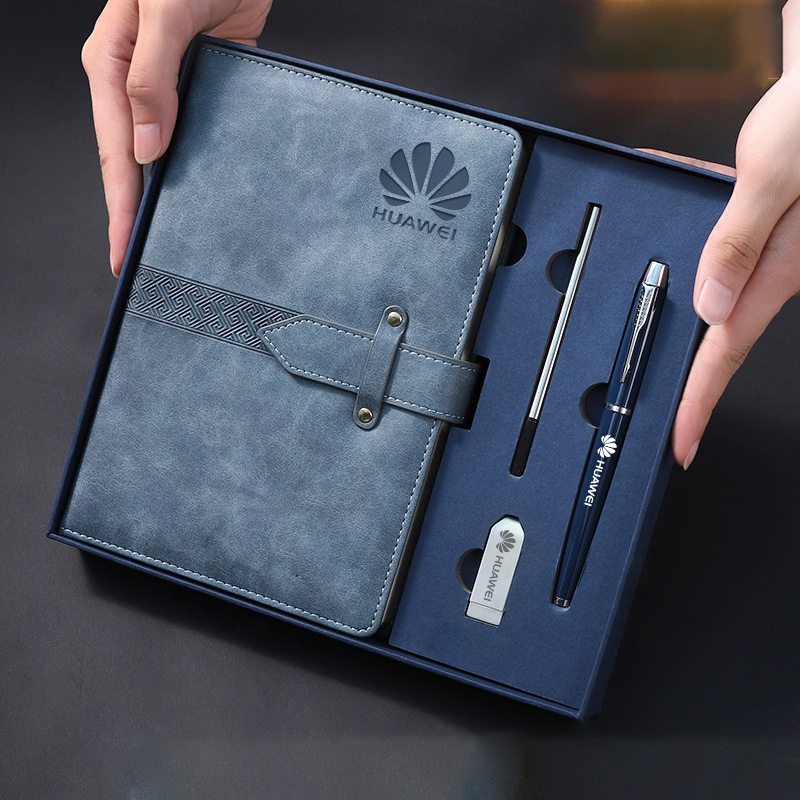 Luxury Gifts Box Set A5 Notebook With Usb Flash Drive Office Festival Executive Corporate Gift Sets