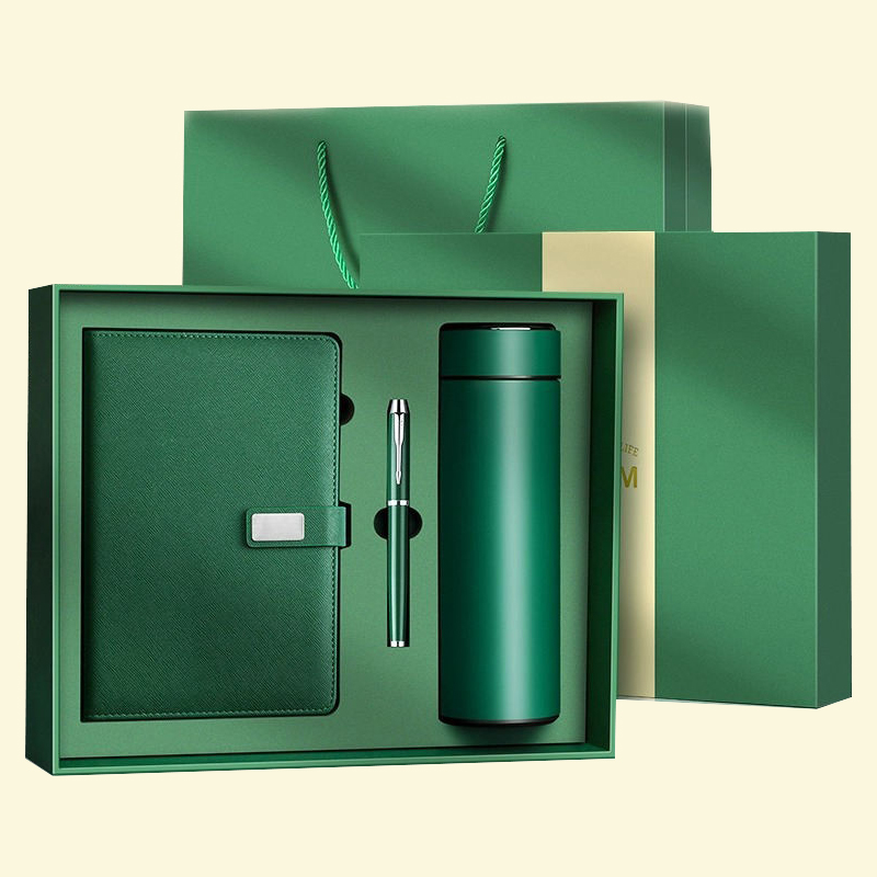 Business Promotional Custom Corporate Gift Set Luxury Vacuum Cup Notebook With Pen Executive Kits