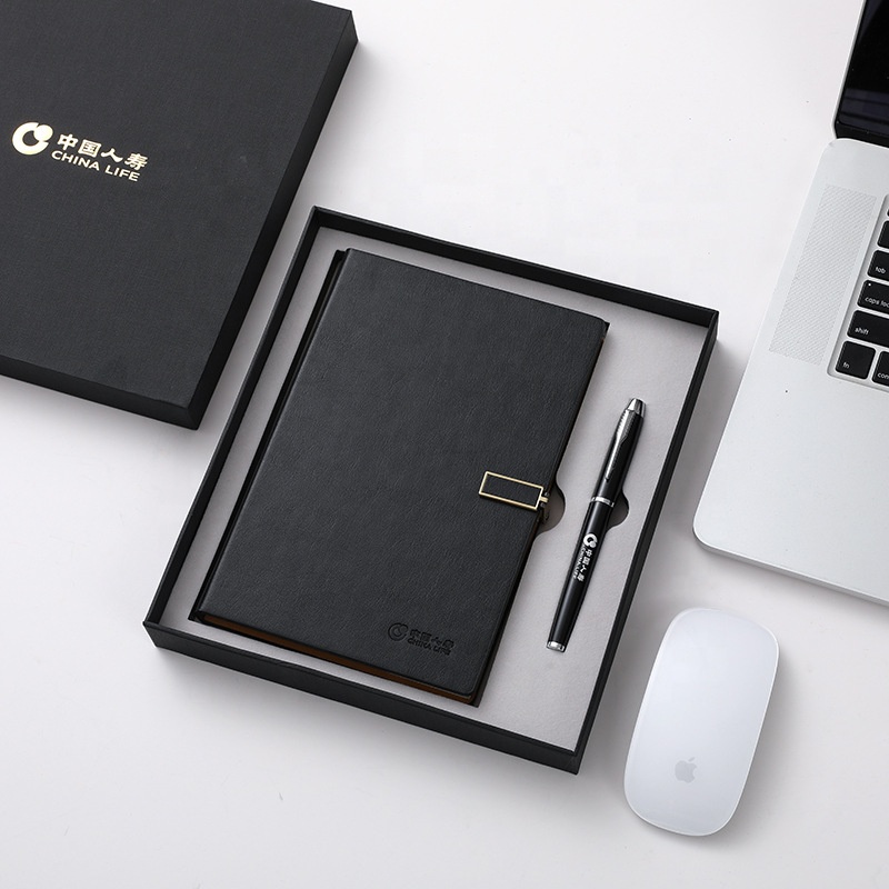 Corporate Souvenir Teachers Day Gift Item Promotional Notebook Pen Sets Business Set For Men