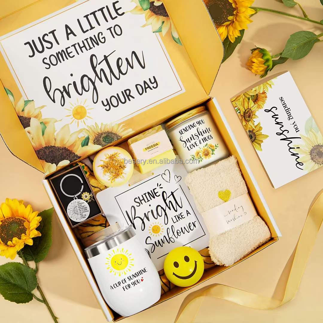 Sunflower Series Flower Gift Box Ins Insulated Cup Set As A Diy For Your Best Friend And Partner