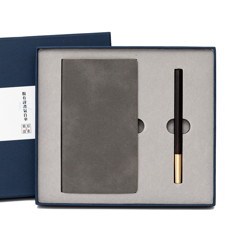 High Quality Custom Logo Business Anniversary Gift Promotional Pen Notebook Corporate Luxury Set