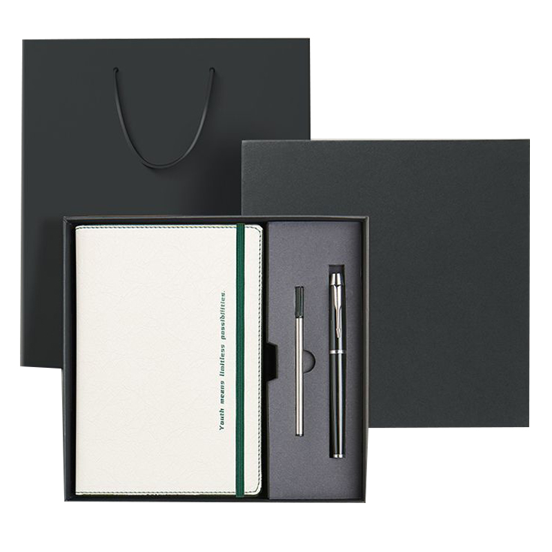 Business Promotional Gift Set Notebook With Pen Custom Logo For Graduation Notebook Gift Set