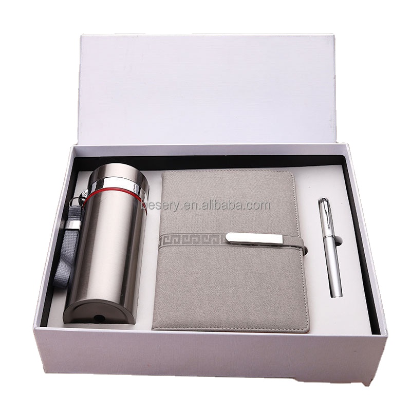 Men Gift Set Corporate Luxury Promotional Items Office Notebook and Pen