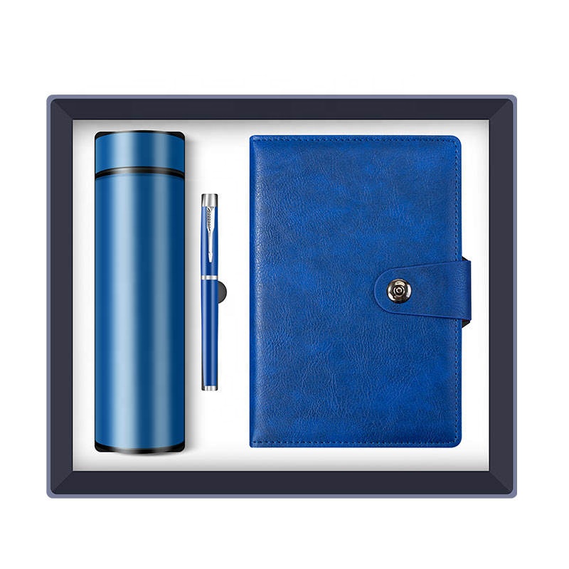 Wholesale luxury business set A5 notebook insulated cup pen gift company new promotional products