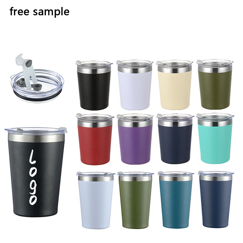 Portable Stainless Steel Double Layer Sublimation Tumbler Car Thermal Milk Mug Coffee Mugs